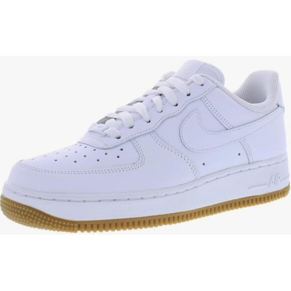 Nike Air Force 1 Low White Brown Gum Sole DJ2739-100 Running Shoe Men's 10.5 - Picture 1 of 10